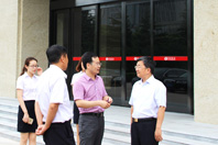 河南省商務廳副廳長張雷明蒞臨鄭鍋調(diào)研 -1