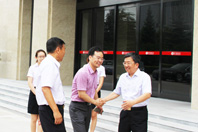 河南省商務廳副廳長張雷明蒞臨鄭鍋調(diào)研 -3